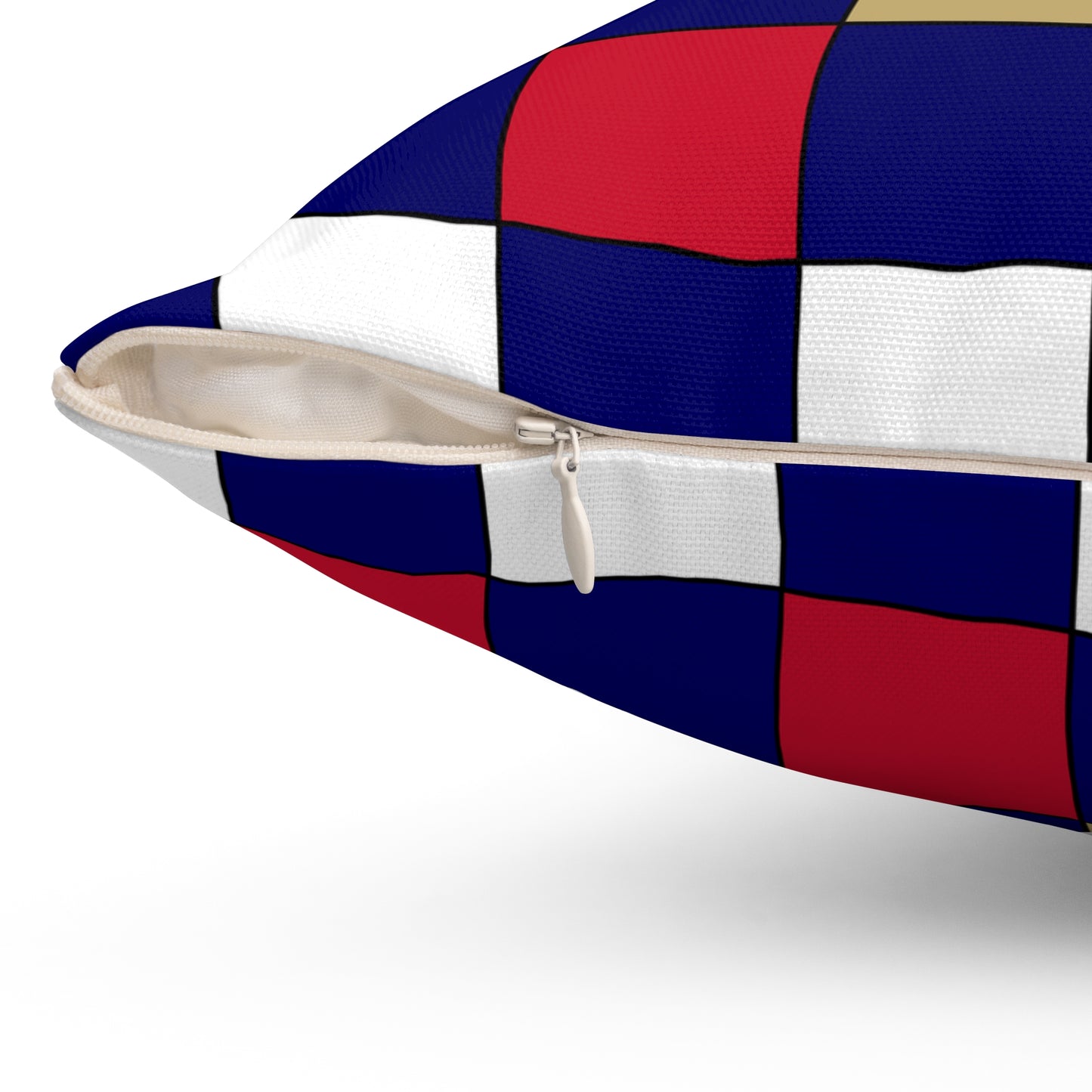 Saint Helena Retro Check Cushion Pillow
