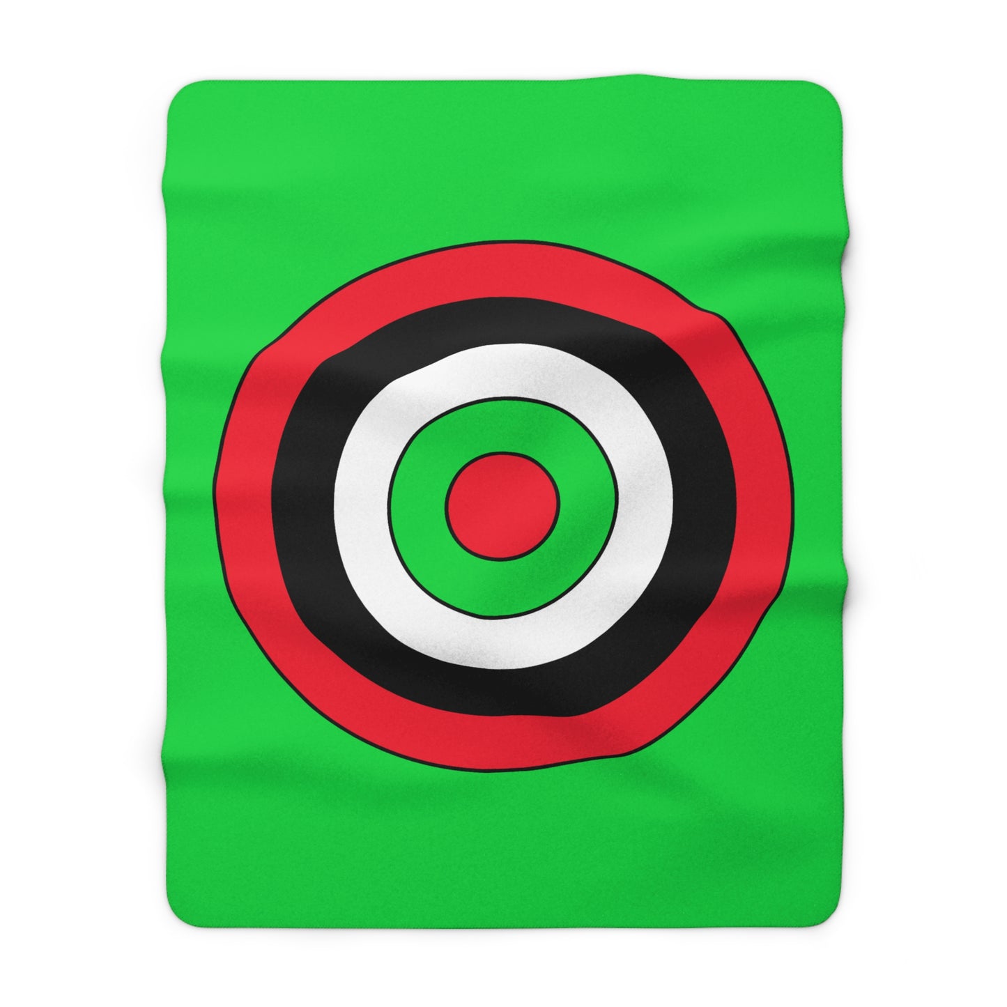 Kuwait Retro Target Blanket Throw