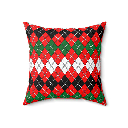 United Arab Emirates Retro Argyle Cushion Pillow