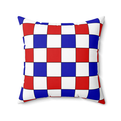 Costa Rica Retro Check Cushion Pillow