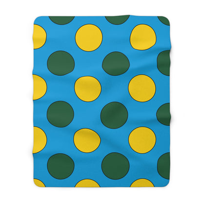 Rwanda Retro Polka Dots Blanket Throw