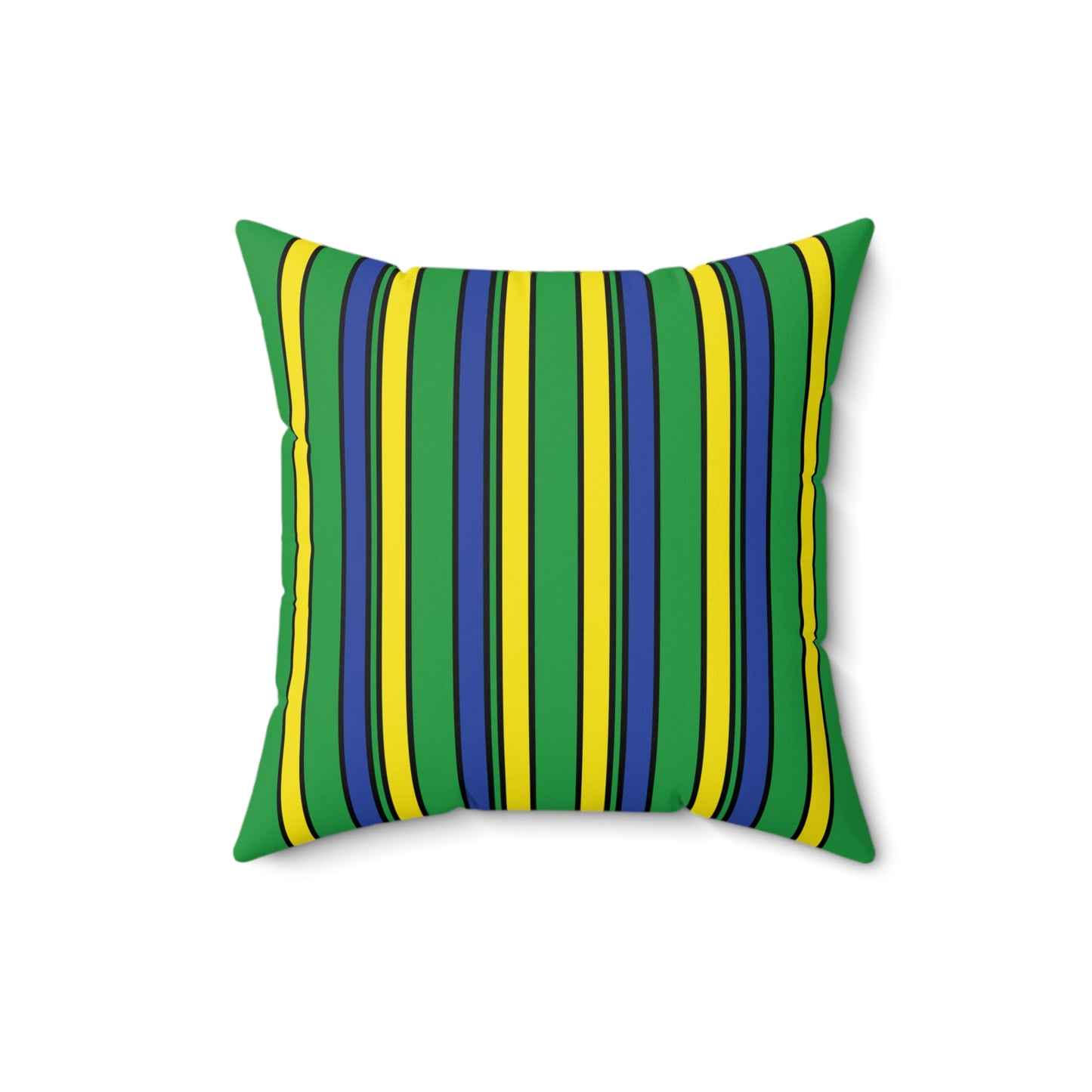 Brazil Retro Stripes Cushion Pillow