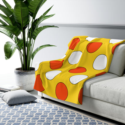 Bhutan Retro Polka Dots Blanket Throw