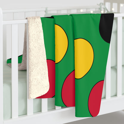 Vanuatu Retro Polka Dots Blanket Throw