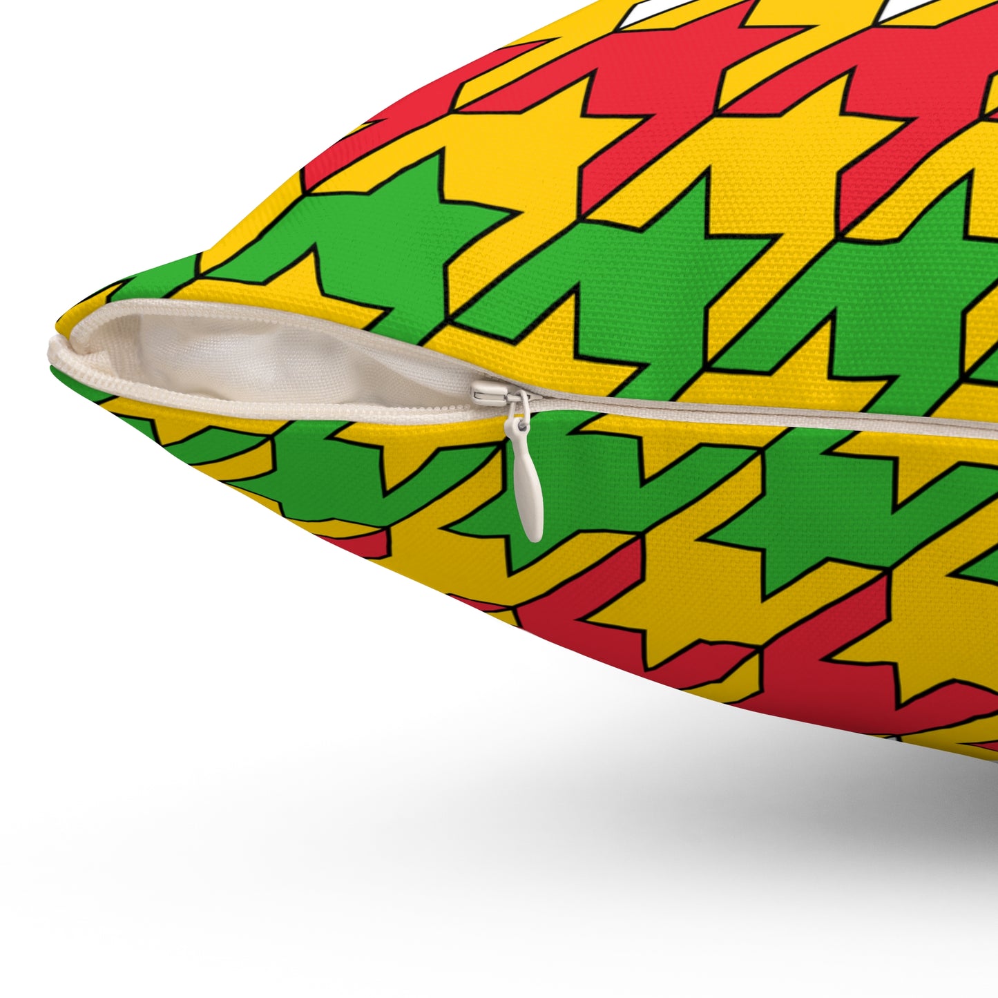 Myanmar Retro Houndstooth Cushion Pillow