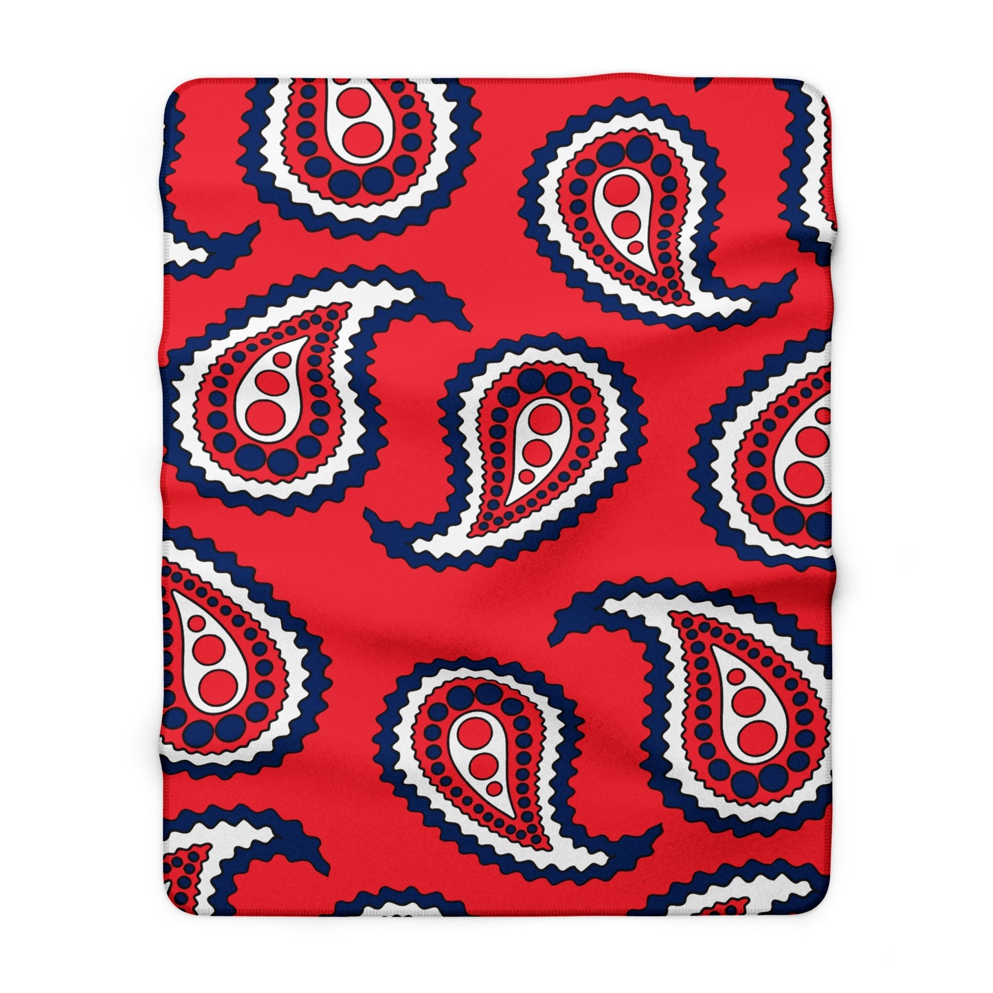 Norway Retro Paisley Blanket Throw
