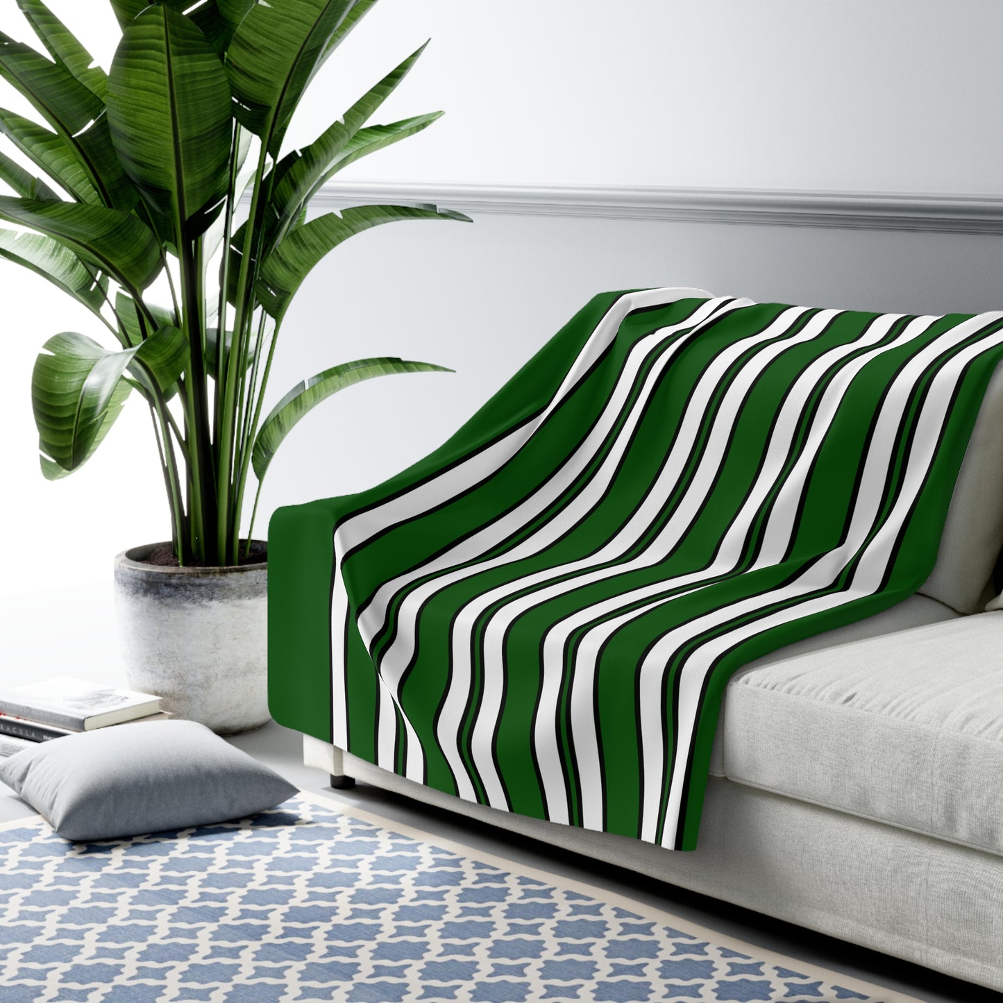 Pakistan Retro Stripes Blanket Throw