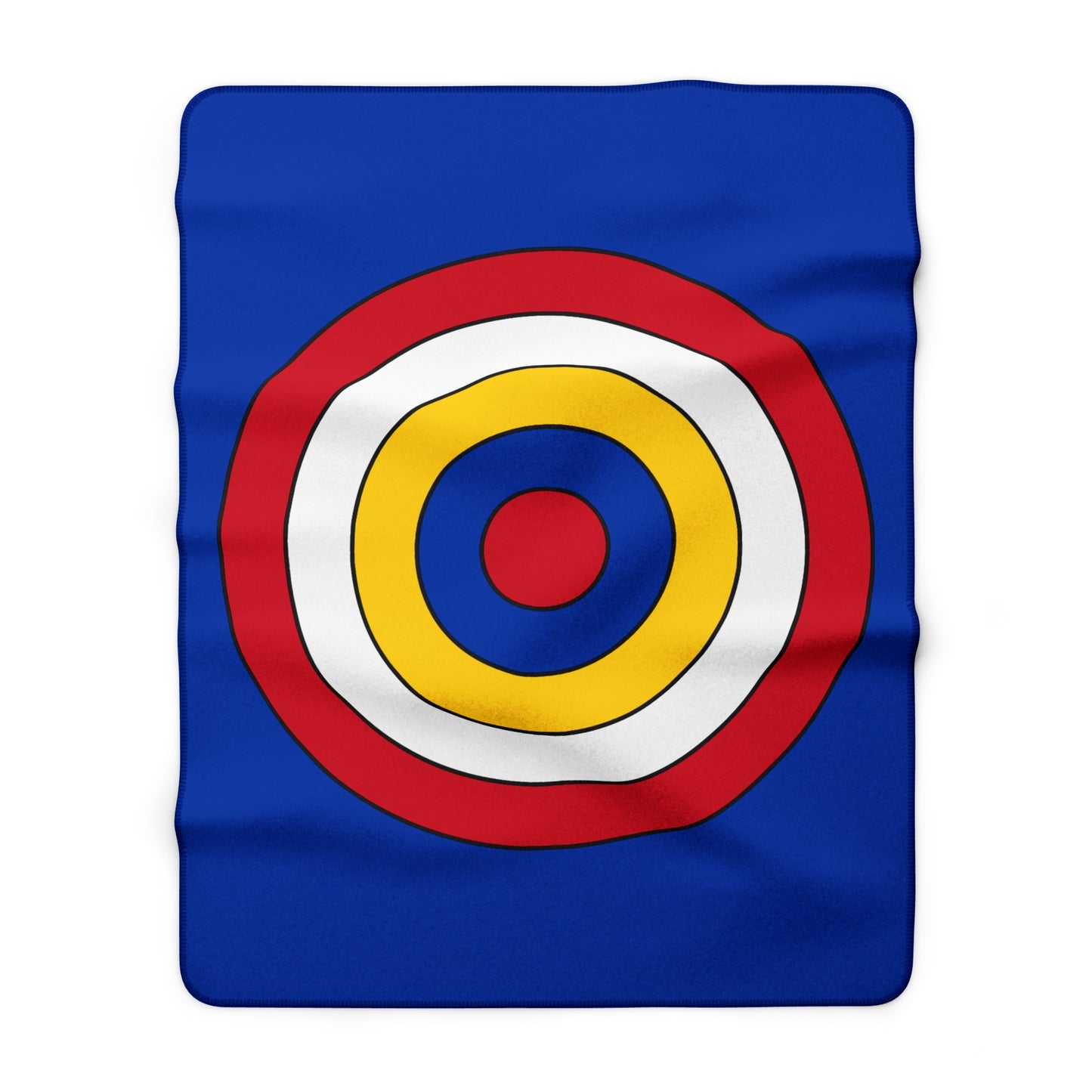 Philippines Retro Target Blanket Throw