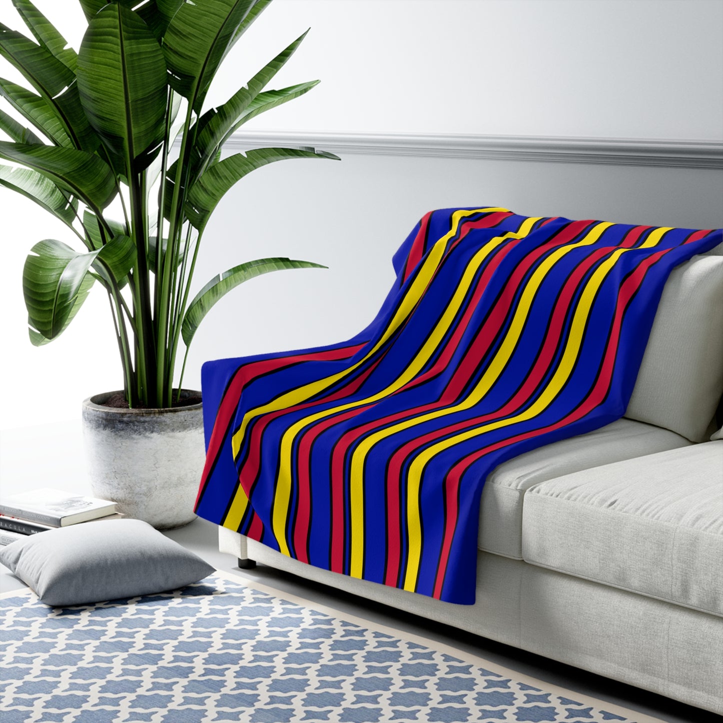 Andorra Retro Stripes Blanket Throw
