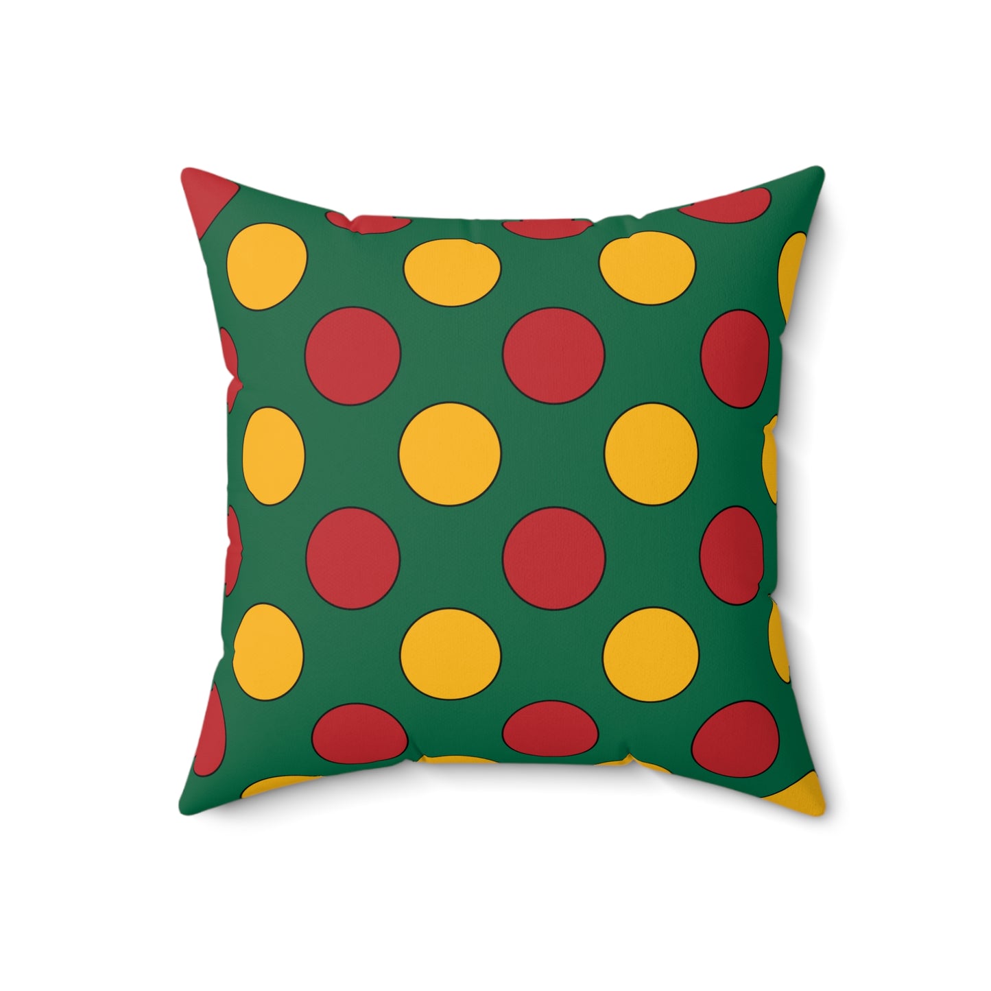 Lithuania Retro Polka Dots Cushion Pillow