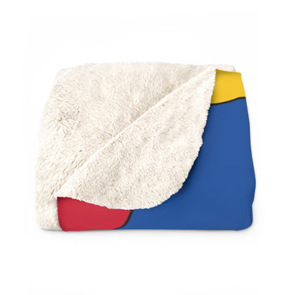 Aland Islands Retro Polka Dots Blanket Throw