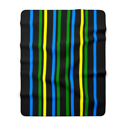 Tanzania Retro Stripes Blanket Throw