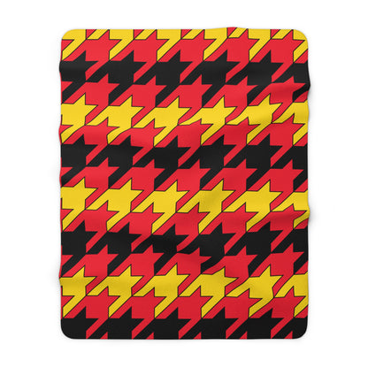 Belgium Retro Houndstooth Blanket Throw