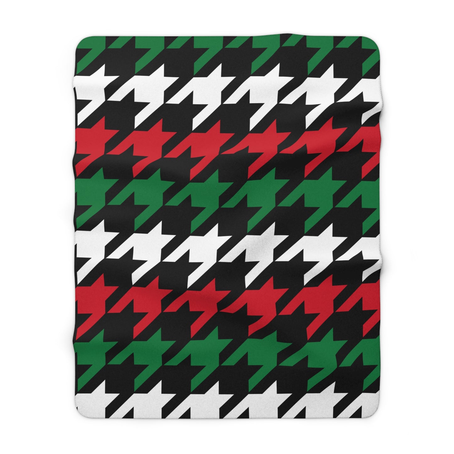 Syria Retro Houndstooth Blanket Throw