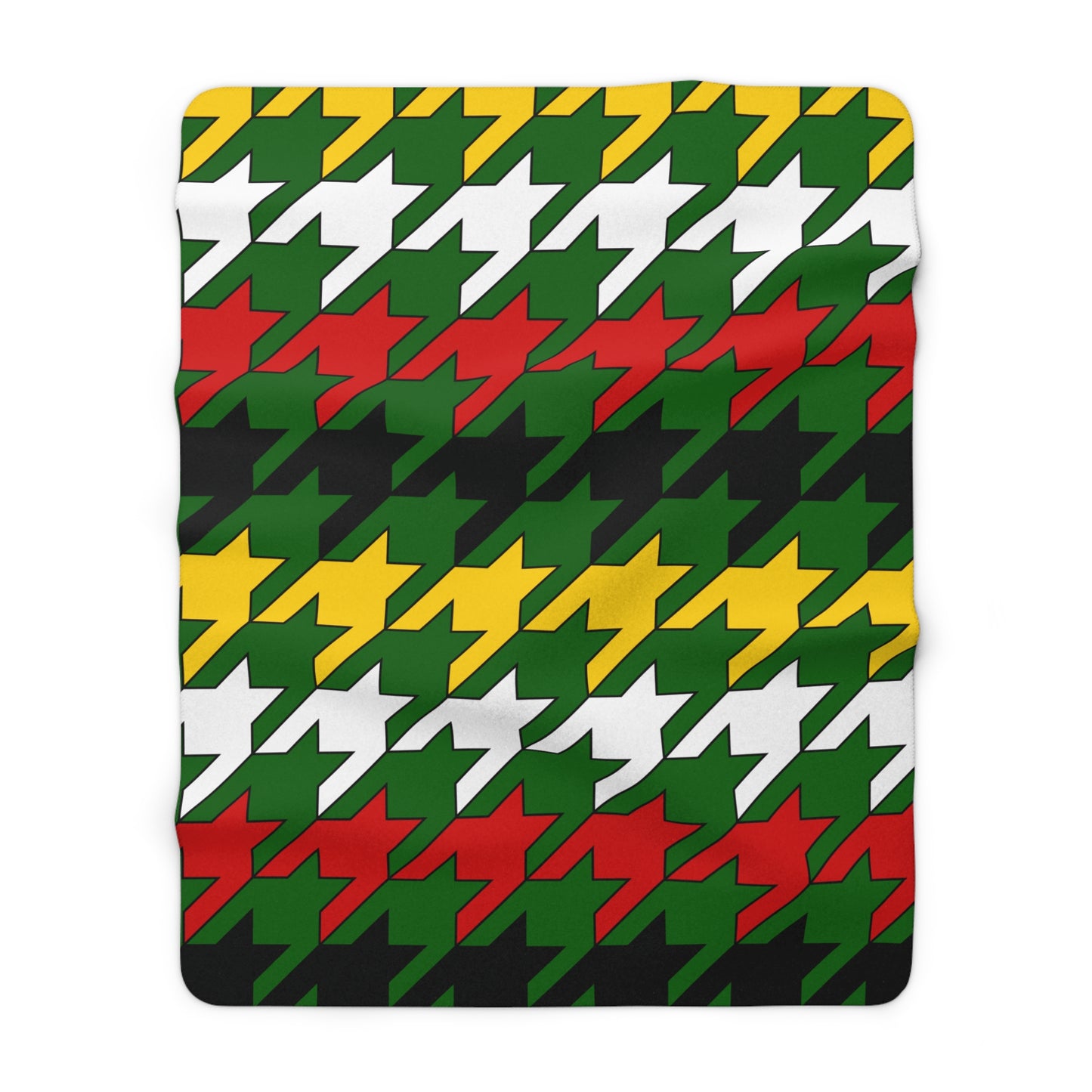 Zimbabwe Retro Houndstooth Blanket Throw