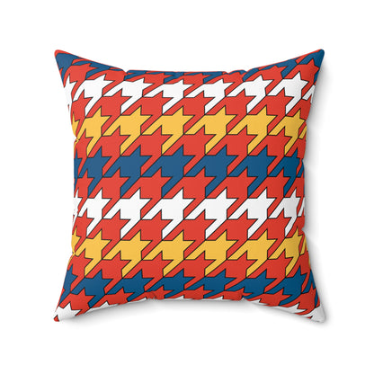 Kiribati Retro Houndstooth Cushion Pillow