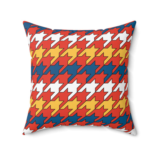 Kiribati Retro Houndstooth Cushion Pillow