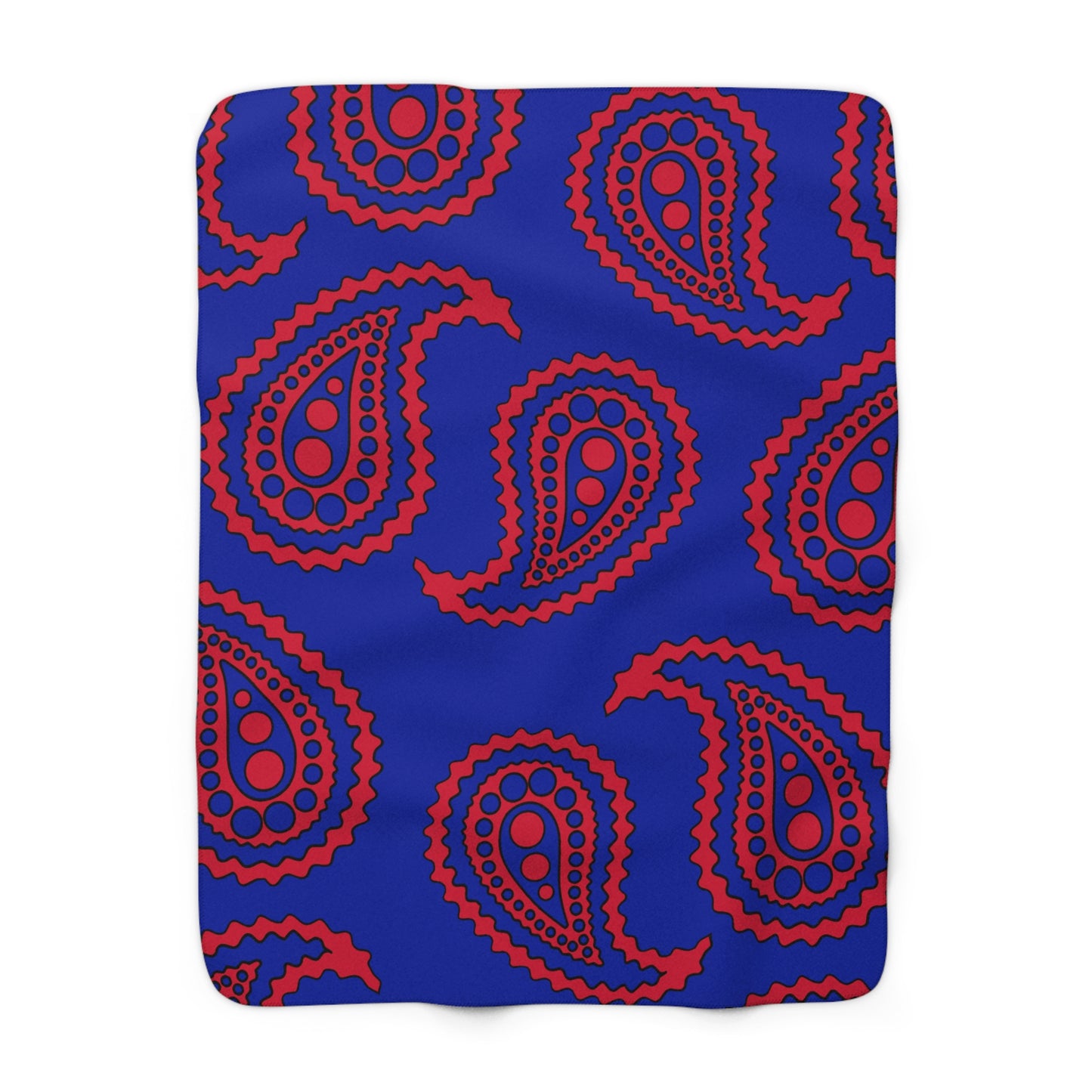 Haiti Retro Paisley Blanket Throw