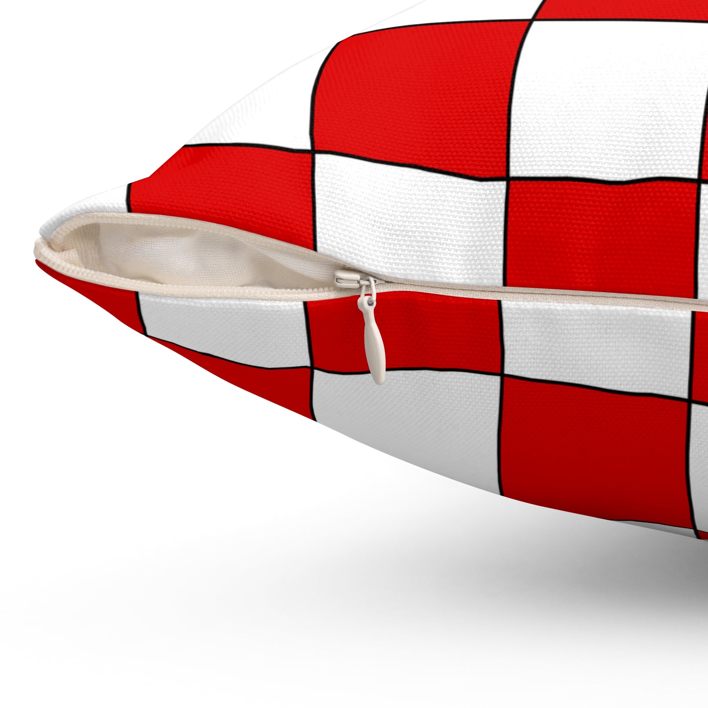 Singapore Retro Check Cushion Pillow