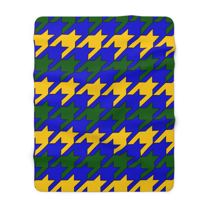 Solomon Islands Retro Houndstooth Blanket Throw