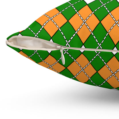 India Retro Argyle Cushion Pillow