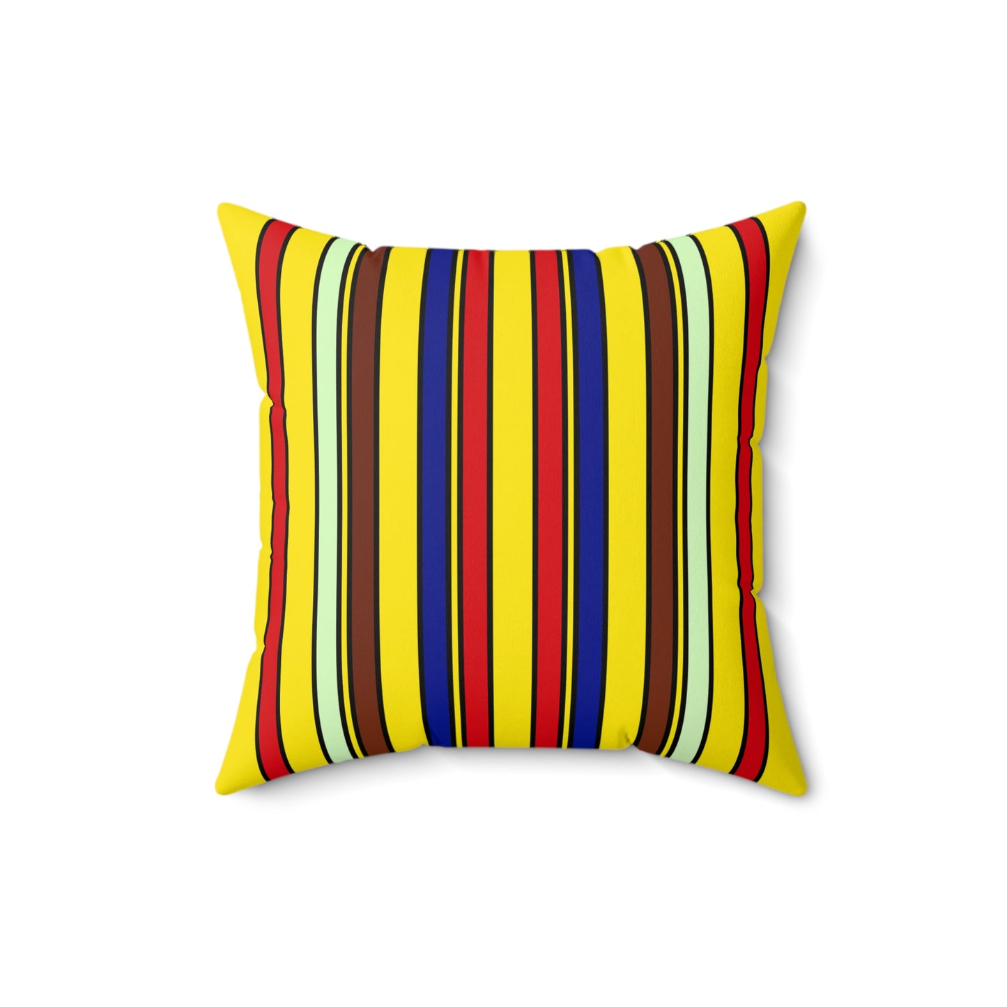 Ecuador Retro Stripes Cushion Pillow