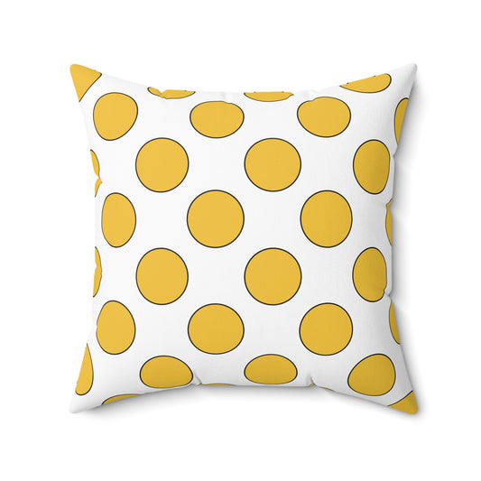 United States Virgin Islands Retro Polka Dots Cushion Pillow