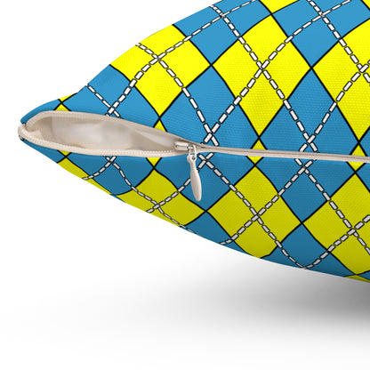 Aruba Retro Argyle Cushion Pillow