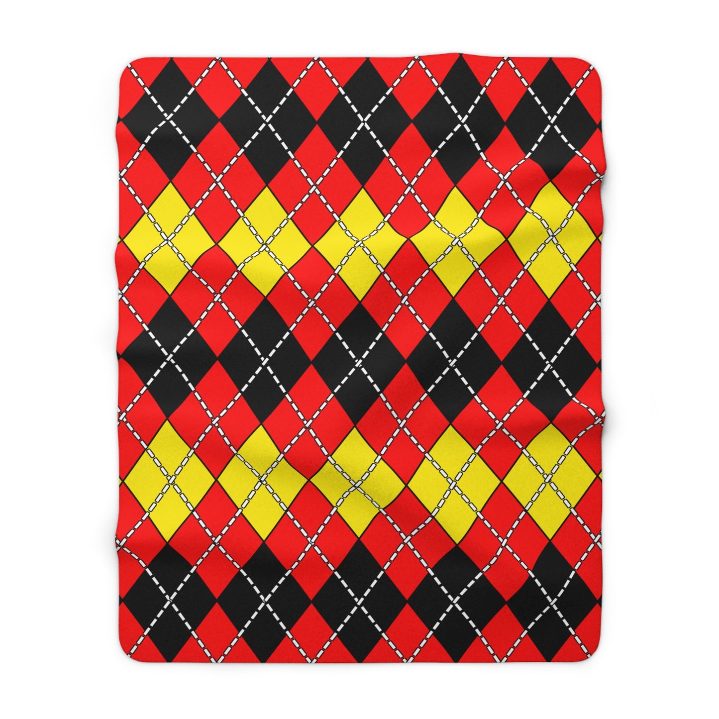 Angola Retro Argyle Blanket Throw