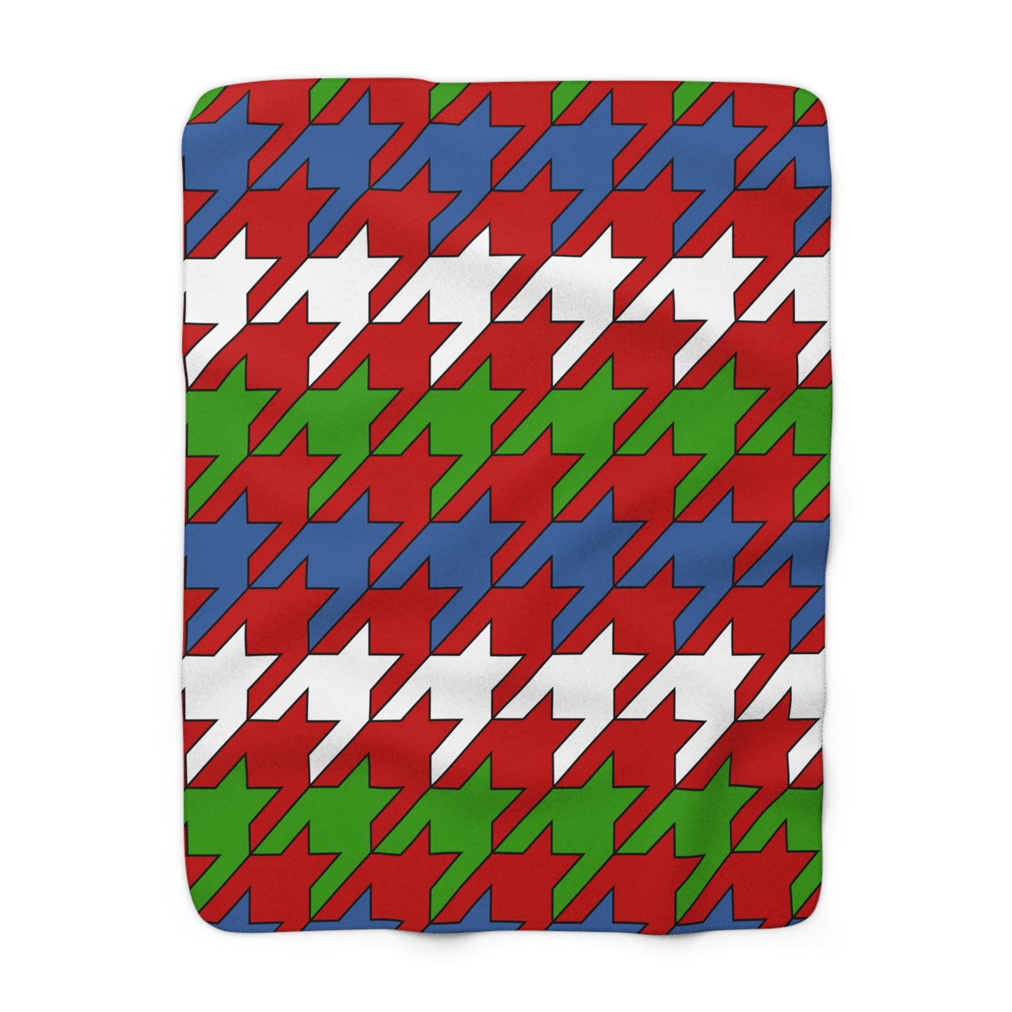 Namibia Retro Houndstooth Blanket Throw