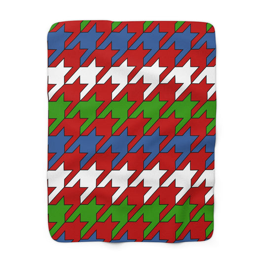 Namibia Retro Houndstooth Blanket Throw