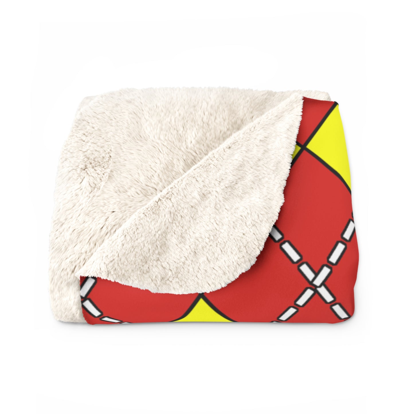 Vietnam Retro Argyle Blanket Throw