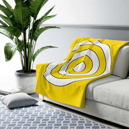 Vatican City Retro Target Blanket Throw