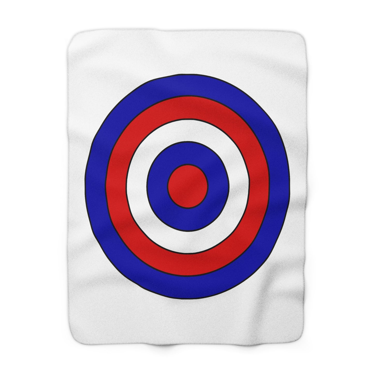 Panama Retro Target Blanket Throw