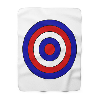 Panama Retro Target Blanket Throw