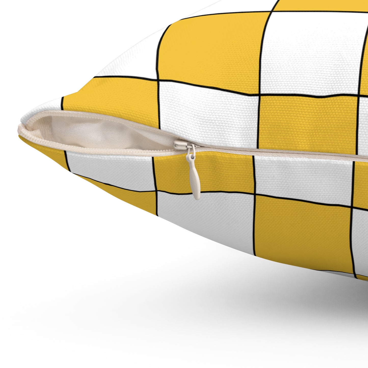 United States Virgin Islands Retro Check Cushion Pillow