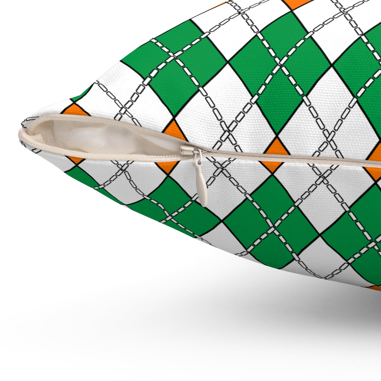 Ireland Retro Argyle Cushion Pillow