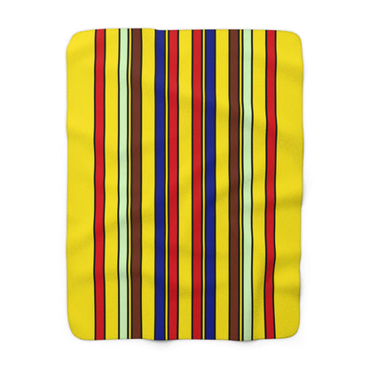 Ecuador Retro Stripes Blanket Throw