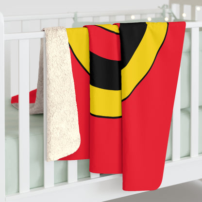 Belgium Retro Target Blanket Throw