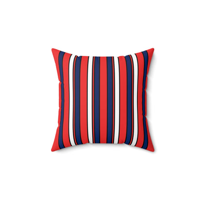 Svalbard And Jan Mayen Retro Stripes Cushion Pillow