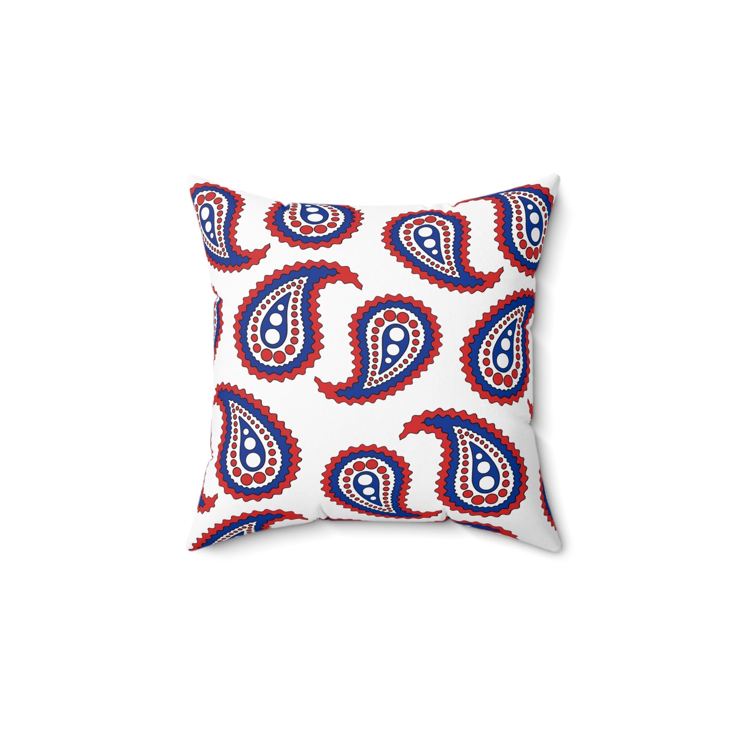 Faroe Islands Retro Paisley Cushion Pillow