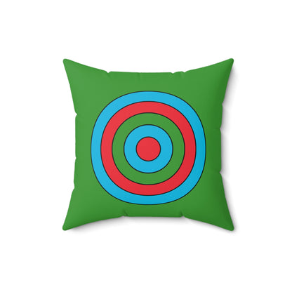 Azerbaijan Retro Target Cushion Pillow