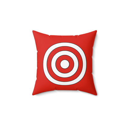 French Polynesia Retro Target Cushion Pillow
