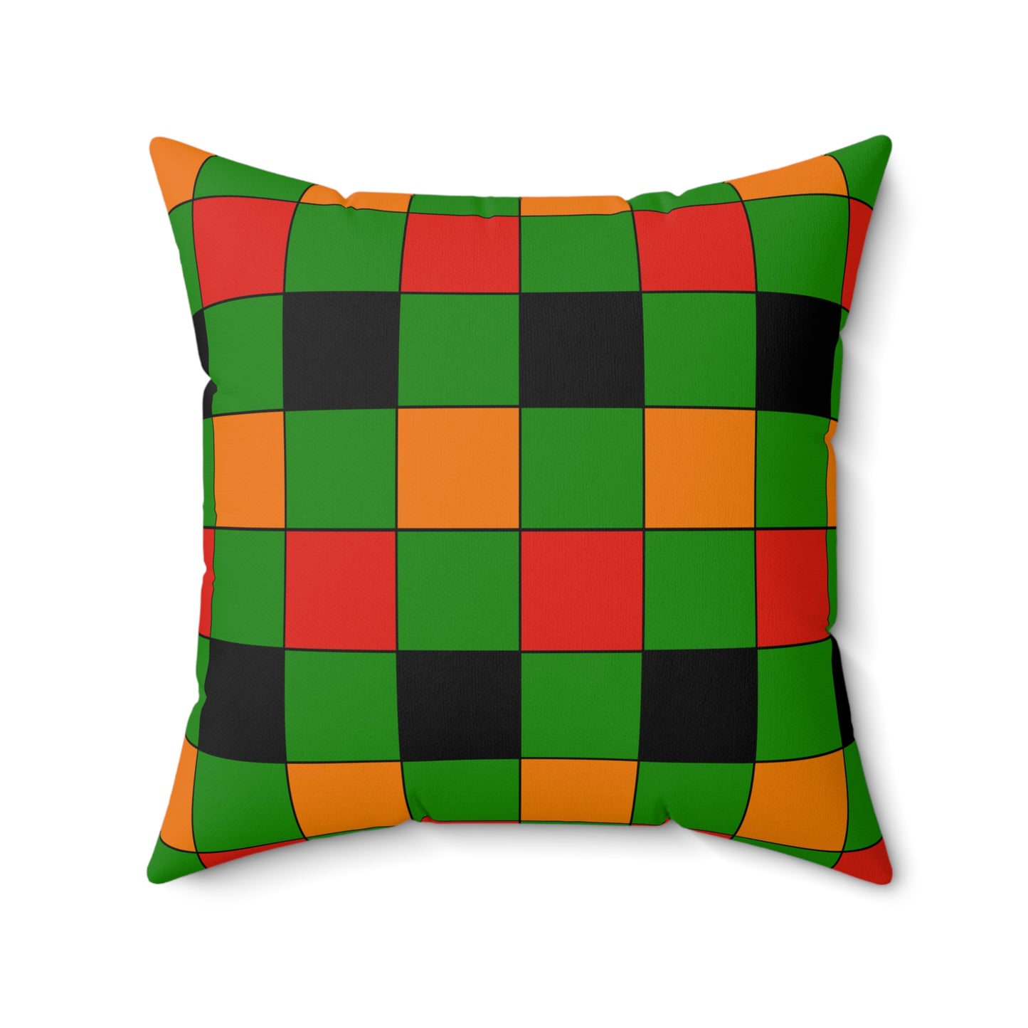 Zambia Retro Check Cushion Pillow