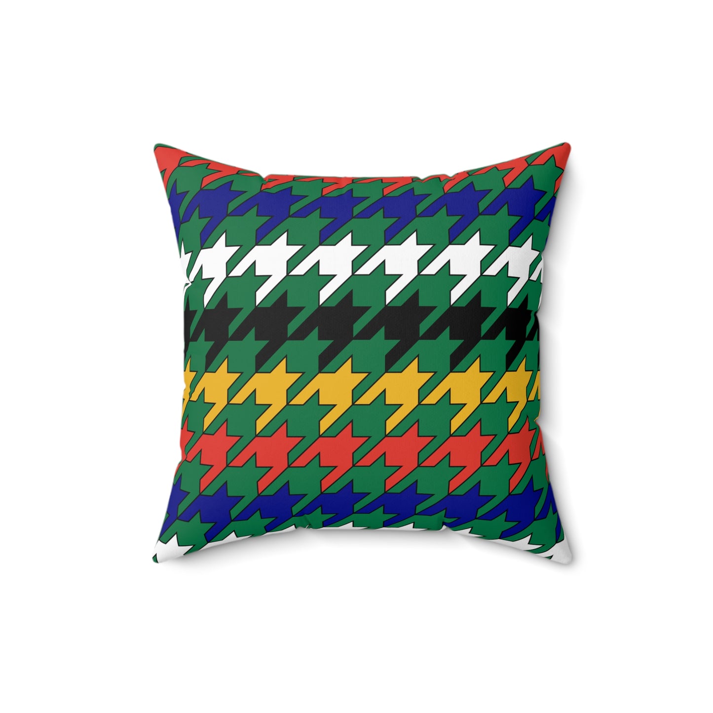 South Africa Retro Houndstooth Cushion Pillow