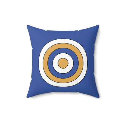 Marshall Islands Retro Target Cushion Pillow