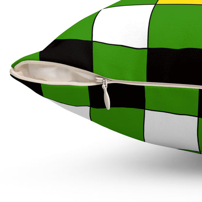 Guyana Retro Check Cushion Pillow