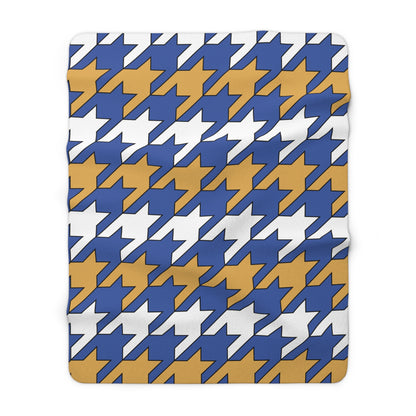 Marshall Islands Retro Houndstooth Blanket Throw