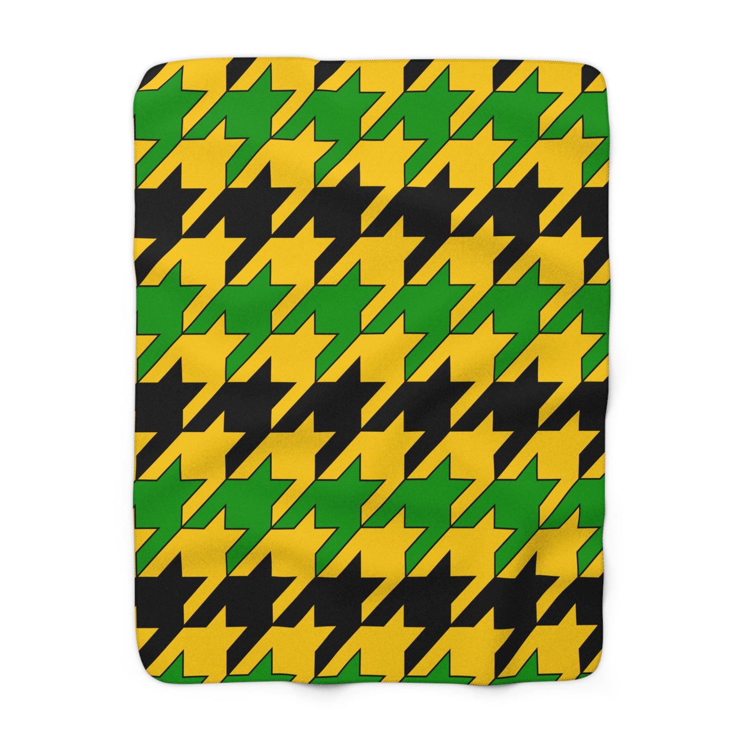 Jamaica Retro Houndstooth Blanket Throw