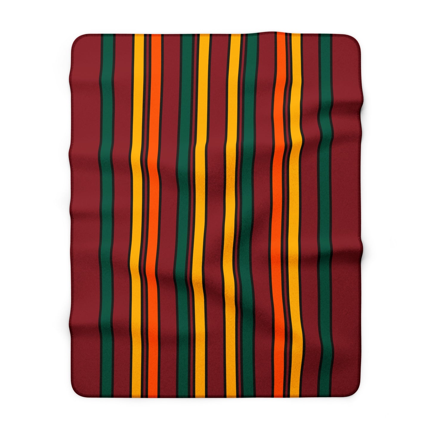 Sri Lanka Retro Stripes Blanket Throw